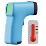 3d body temperature illustration