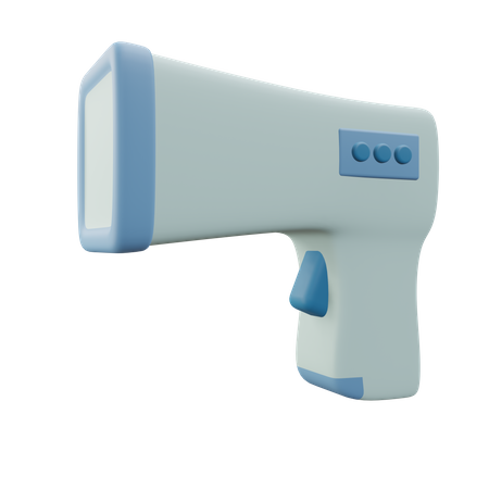 Thermometer gun 3D Icon