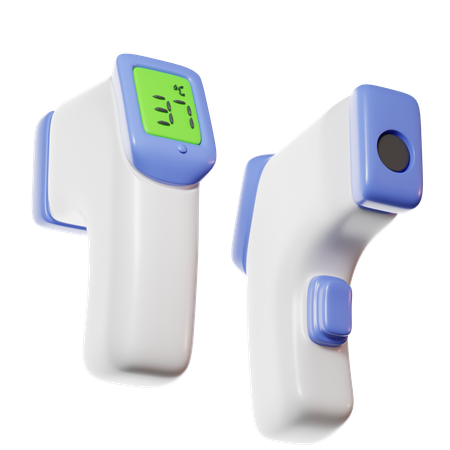 Thermometer infrared  3D Icon