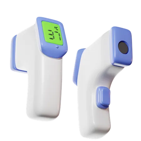 Thermometer infrared  3D Icon