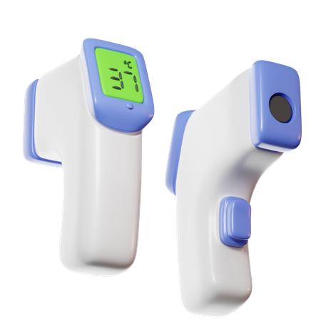 Thermometer infrared  3D Icon