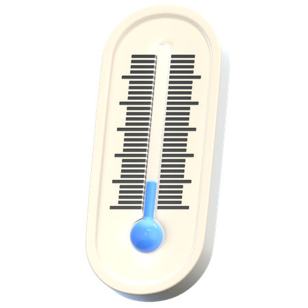 Thermometer niedrig  3D Icon