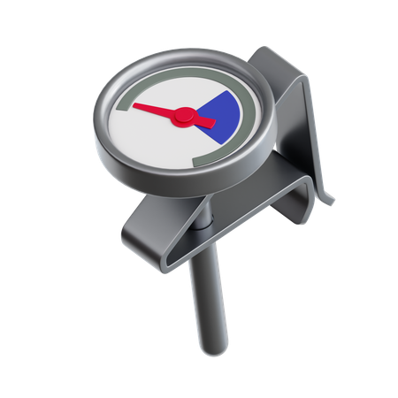 Thermometer Stick  3D Icon