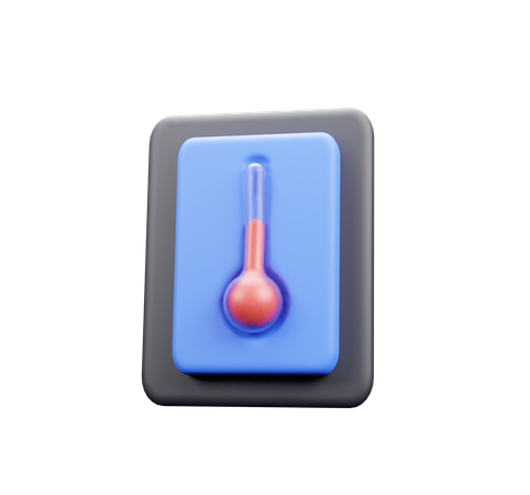 Thermomètre  3D Icon