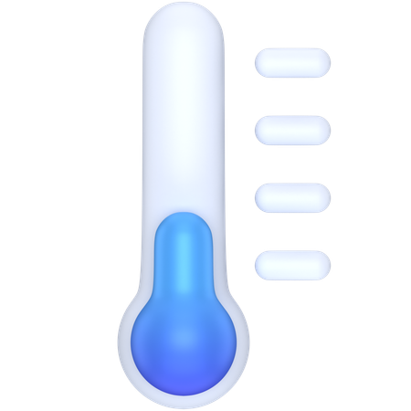 Thermomètre  3D Icon