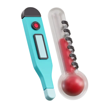 Thermomètre  3D Icon