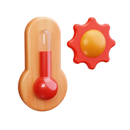 Thermomètre  3D Icon