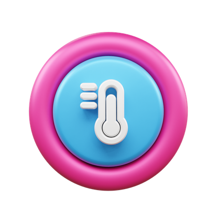 Thermomètre  3D Icon