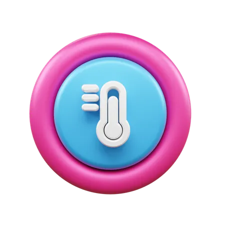 Thermomètre  3D Icon