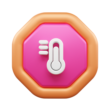 Thermomètre  3D Icon