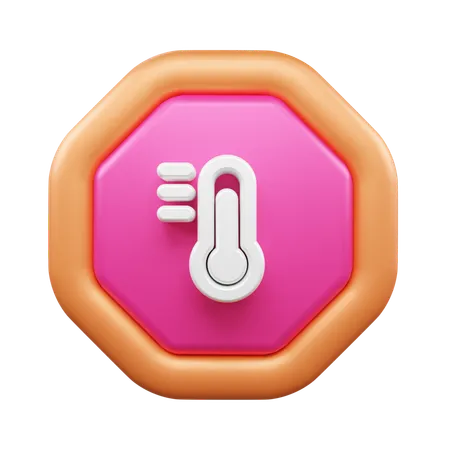 Thermomètre  3D Icon