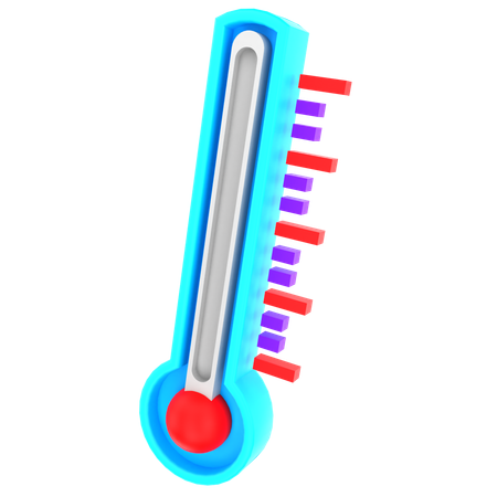 Thermomètre  3D Icon