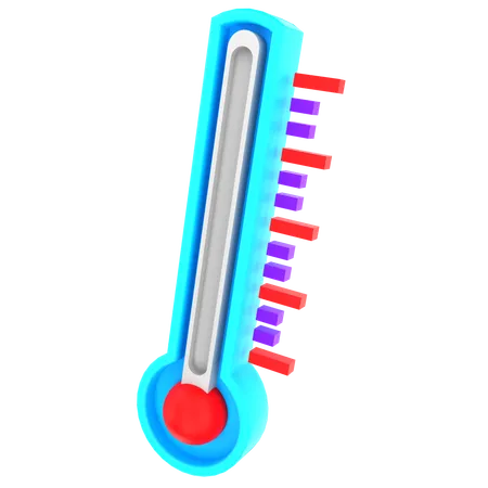 Thermomètre  3D Icon