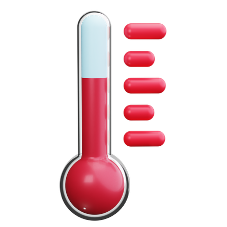 Thermomètre  3D Icon