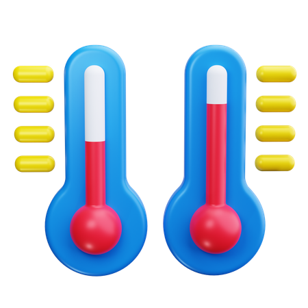 Thermomètre  3D Icon