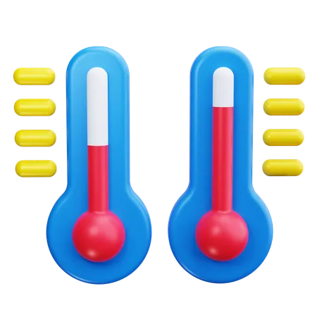 Thermomètre  3D Icon