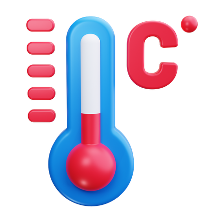 Thermomètre  3D Icon