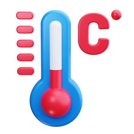 Thermomètre  3D Icon