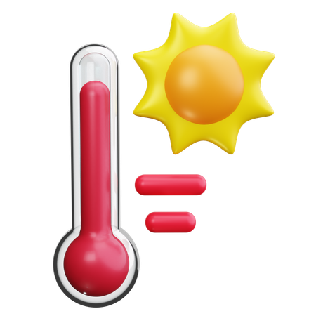 Thermomètre  3D Icon