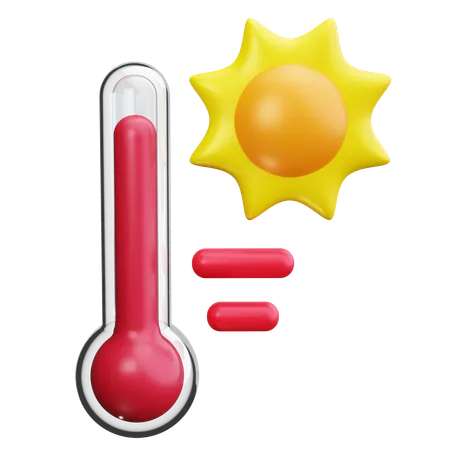 Thermomètre  3D Icon