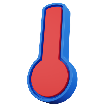 Thermomètre  3D Icon