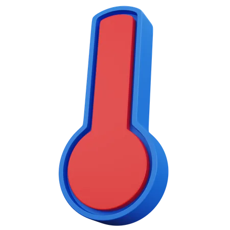 Thermomètre  3D Icon