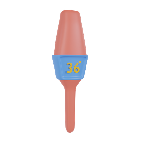 Thermomètre  3D Icon