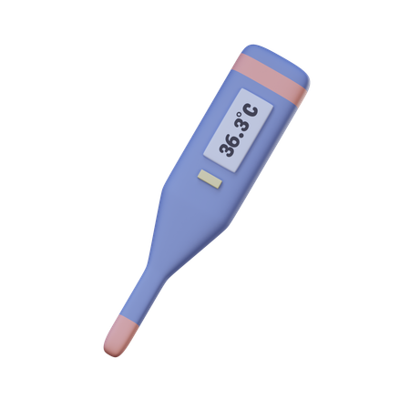 Thermomètre digital  3D Icon