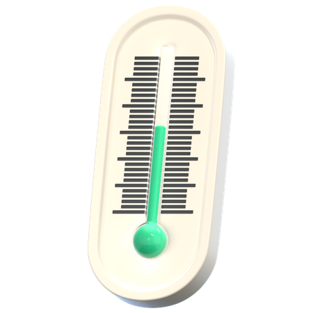 Milieu de thermomètre  3D Icon