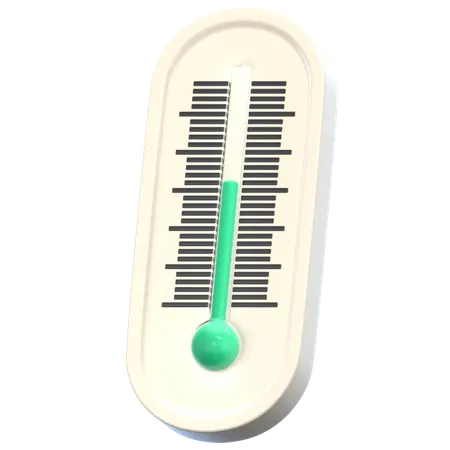 Milieu de thermomètre  3D Icon