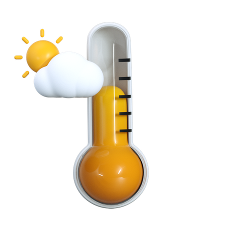 Thermomètre normal  3D Icon