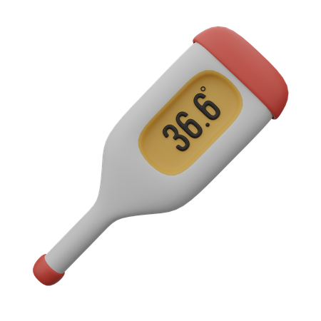 Thermomètre digital  3D Icon