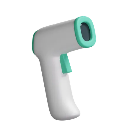Pistolet thermomètre  3D Illustration