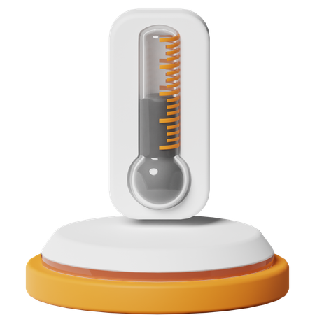 Température du thermomètre  3D Icon