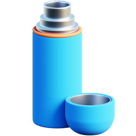 Thermos And Cup  3D Icon