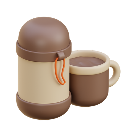 Thermos Bottle  3D Icon