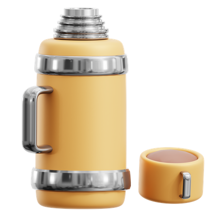 Thermos Bottle  3D Icon