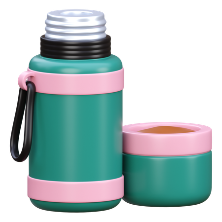 Thermos Bottle  3D Icon