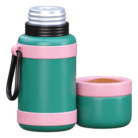 Thermos Bottle  3D Icon