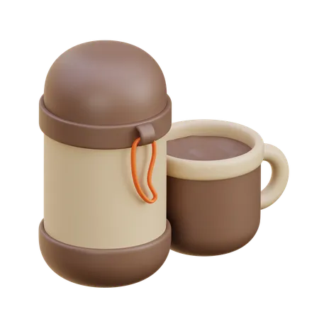 Thermos Bottle  3D Icon