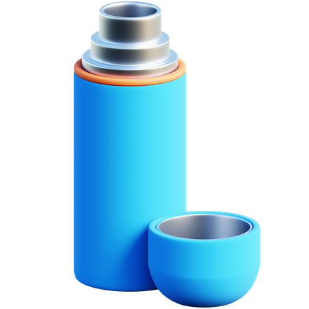 Thermos et tasse  3D Icon