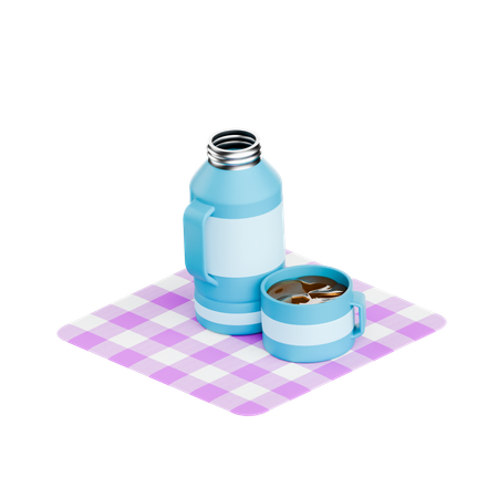 Thermosflasche  3D Icon