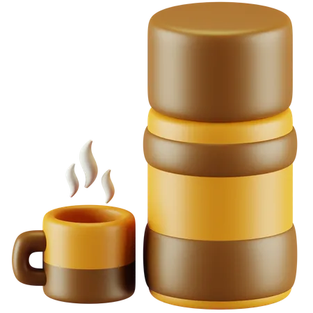 Thermosflasche  3D Icon