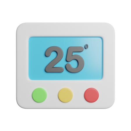 Thermostat  3D Icon