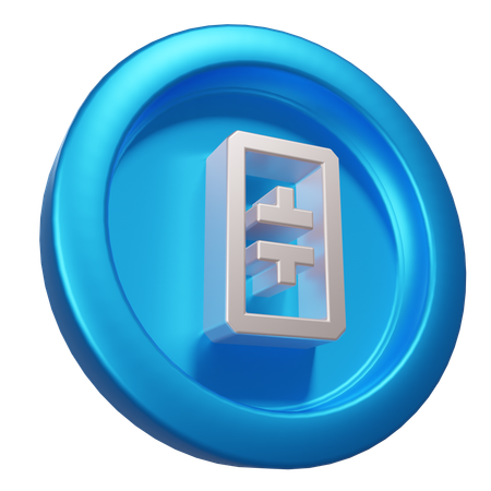 Theta  3D Icon