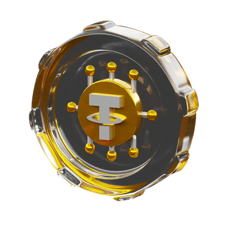 Thether Coin  3D Icon