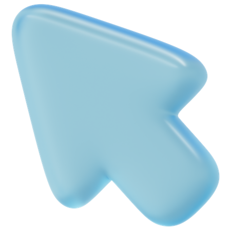 Thick Arrow Pointer  3D Icon