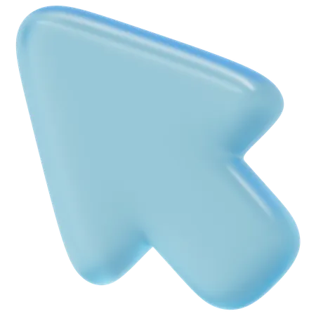Thick Arrow Pointer  3D Icon