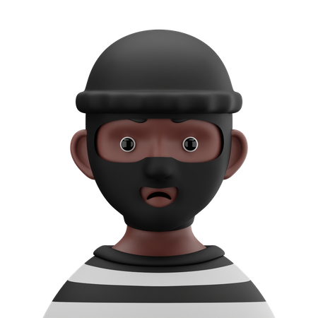 Thief Man 3D Icon