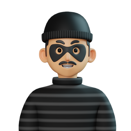 Thief Man  3D Icon